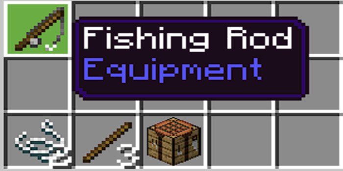 cara membuat Fishing Rod di Minecraft