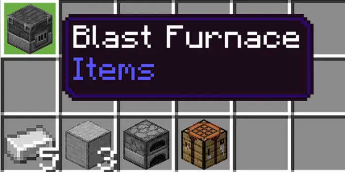 cara membuat blast furnace di minecraft