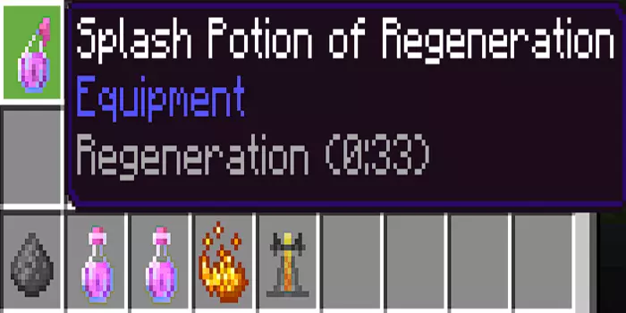 cara membuat lingering potion of regeneration di minecraft