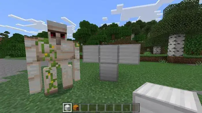 cara membuat iron golem di minecraft