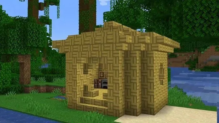 Cara Membuat Bamboo Mosaic di Minecraft