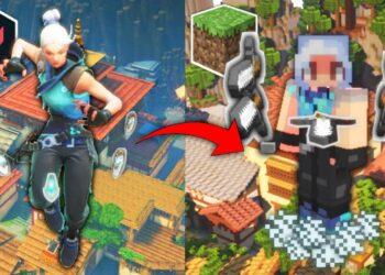 Youtuber Berhasil Mengcoding Game Valorant Didalam Minecraft
