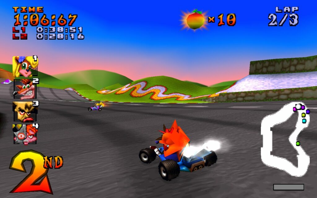 Crash Team Racing PS1 Terbaik