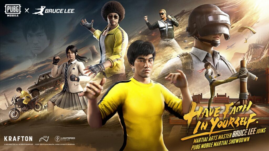 PUBGM Resmi Kolab Bareng Bruce Lee Simak Detailnya!