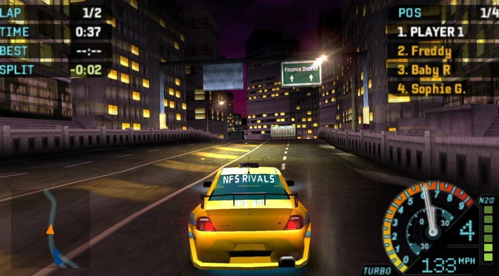 Game PSP Terbaik Eksklusif Gran Turismo Need For Speed Underground Rivals