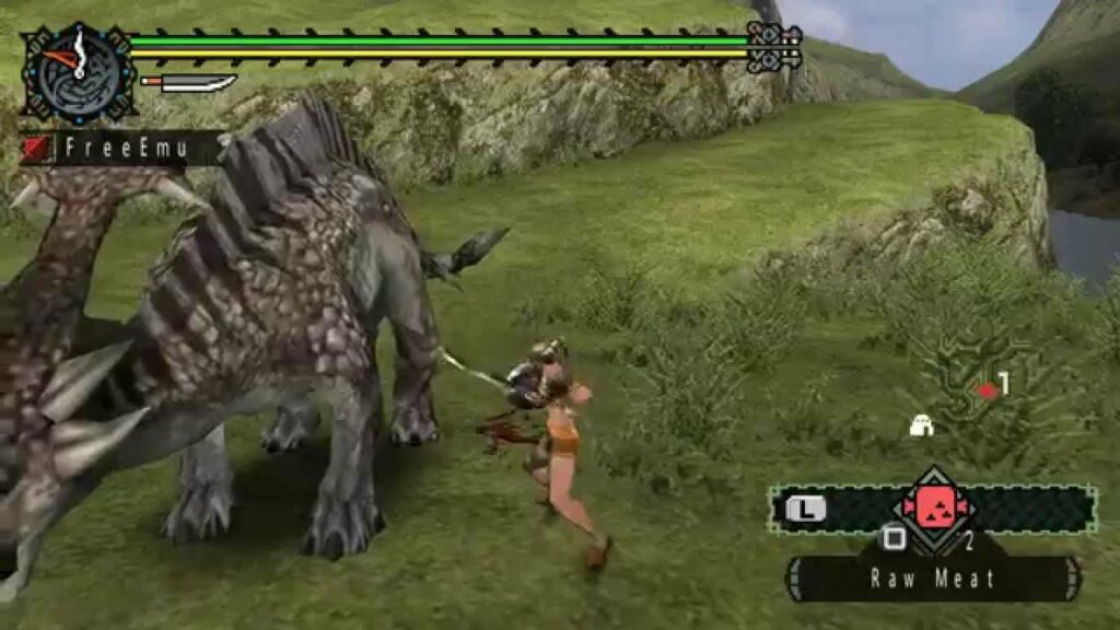 Game PSP Terbaik Eksklusif monster hunter freedom