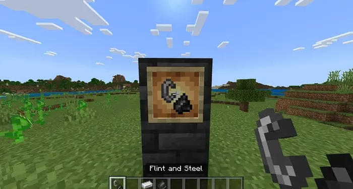 Cara Membuat Flint and Steel di Minecraft