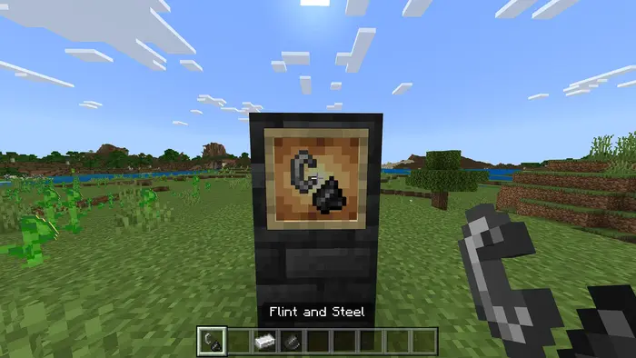 Cara Membuat Flint and Steel di Minecraft