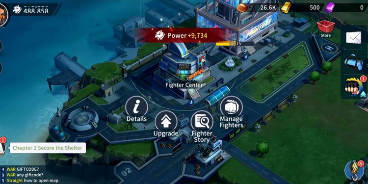King of Fighter: Survival City, Game City Builder Lawan Zombie