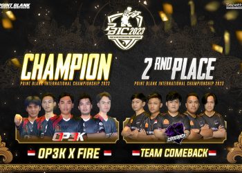 OP3K XFire Sabet Juara di PBIC 2023, Bonus Top Up 100% Buat Pemain