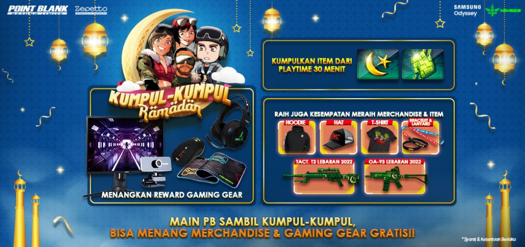 PB Zepetto Bagi Hadiah di Bulan Ramadhan, Dapetin Gaming Gear Kece