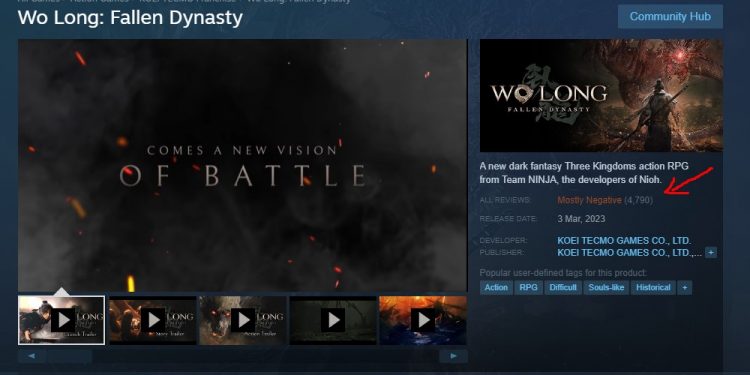 Wo Long: Fallen Dynasty PC Banjir Review Negatif Akibat Optimisasi Buruk