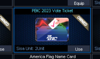 pbic vote ticket
