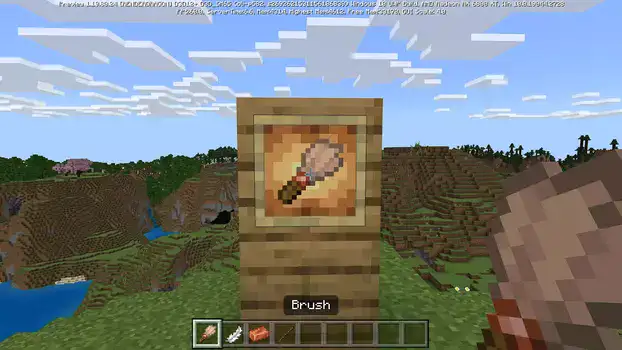 Cara Membuat Brush di Minecraft