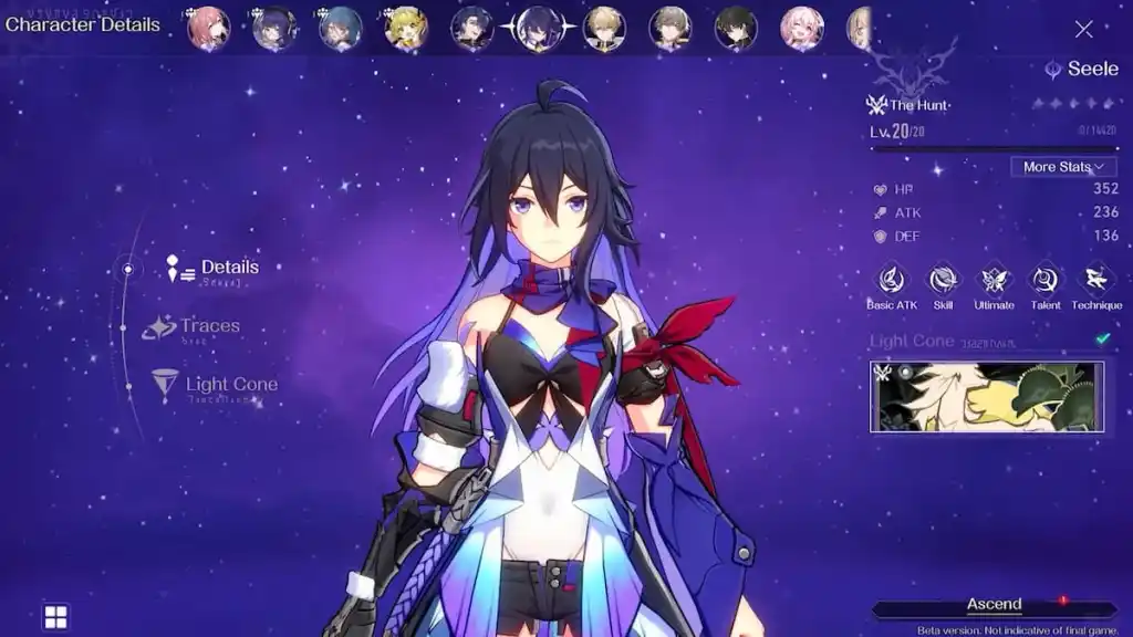 Build Seele Honkai Star Rail Terbaik, Light Cones dan Relics