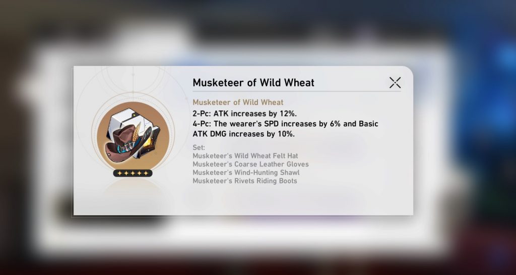 Musketeer Of Wild Wheat Relic