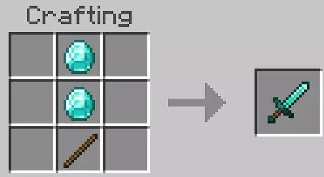 Cara Membuat Pedang di Minecraft