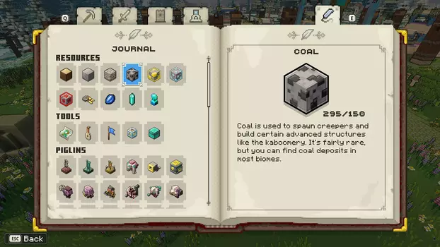 Cara Mendapatkan Coal di Minecraft Legends