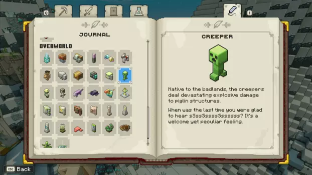 Cara Mendapatkan Creeper di Minecraft Legends