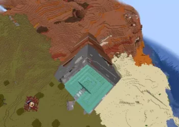 Bug Minecraft Ini Bikin Ocean Monument Muncul di bawah Gunung!