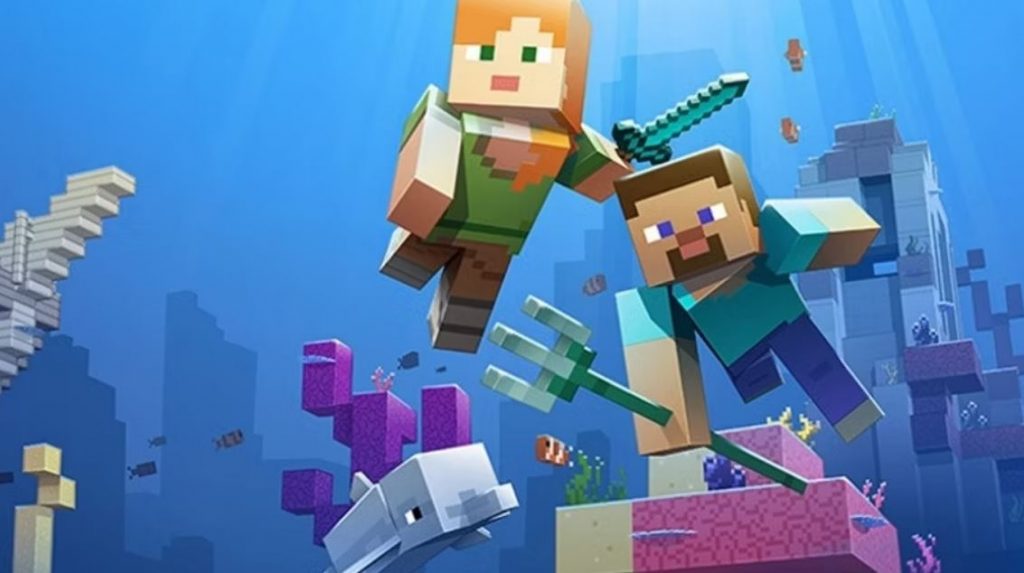 Sebuah Bug Minecraft Buat Ocean Monument Spawn di Bawah Tanah