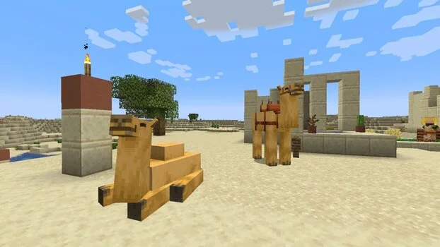 Cara Menjinakkan Camel di Minecraft