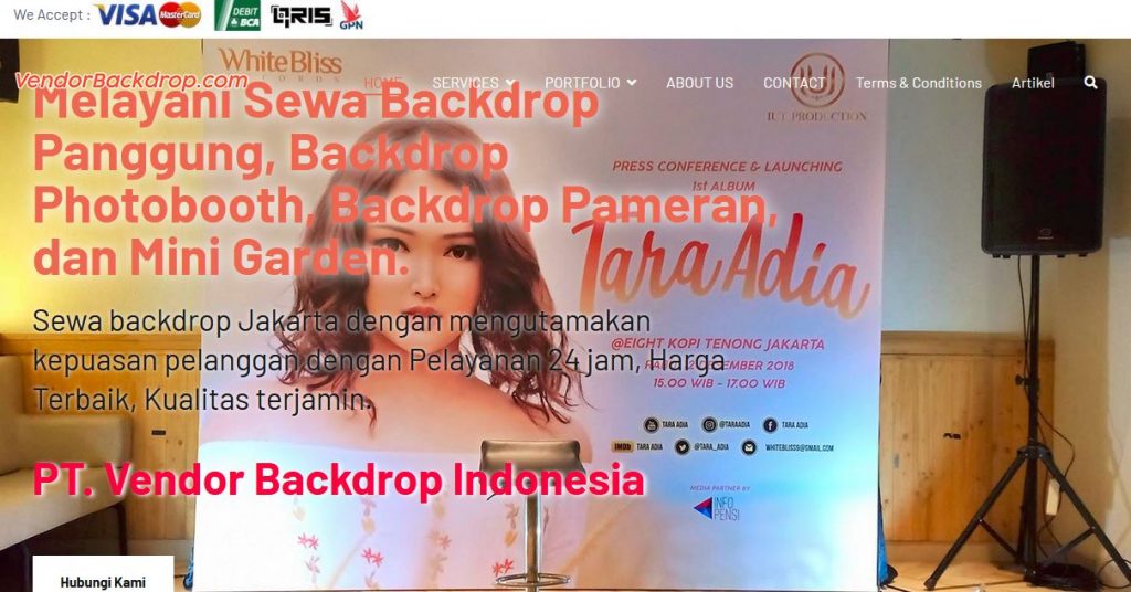 Menyempurnakan Acara Anda dengan Sewa Backdrop dan Backdrop Panggung dari VendorBackdrop.com