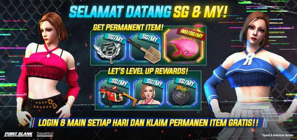 Pre-Launch Point Blank Malaysia dan Singapura, Bagikan Item Permanen