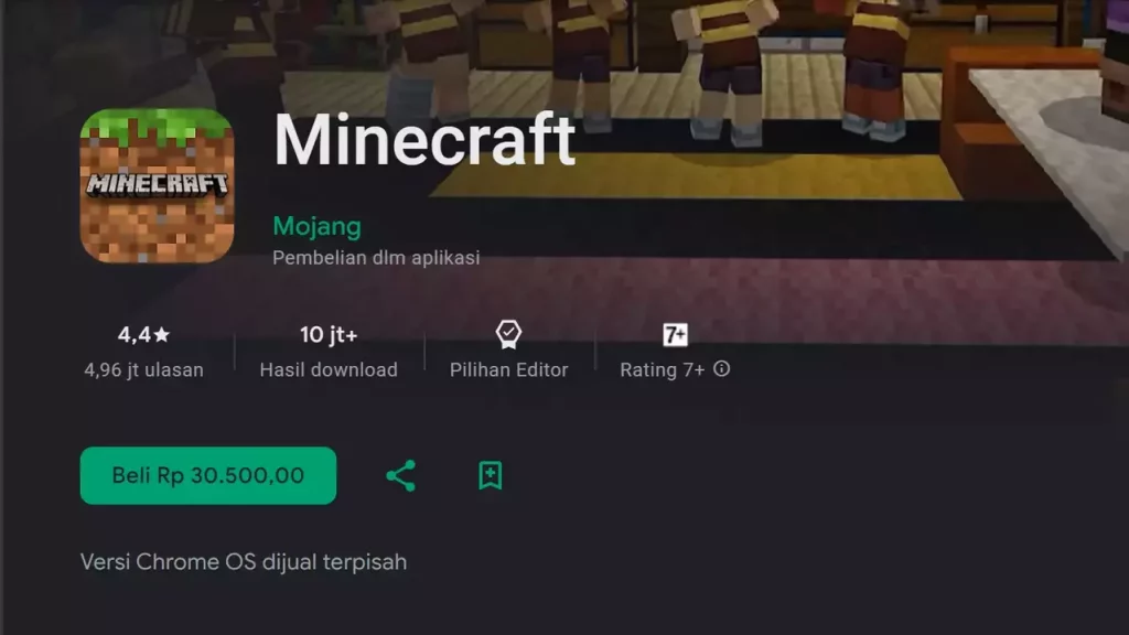 Harga Minecraft Turun! Jadi Cuman 30 Ribuan Saja!