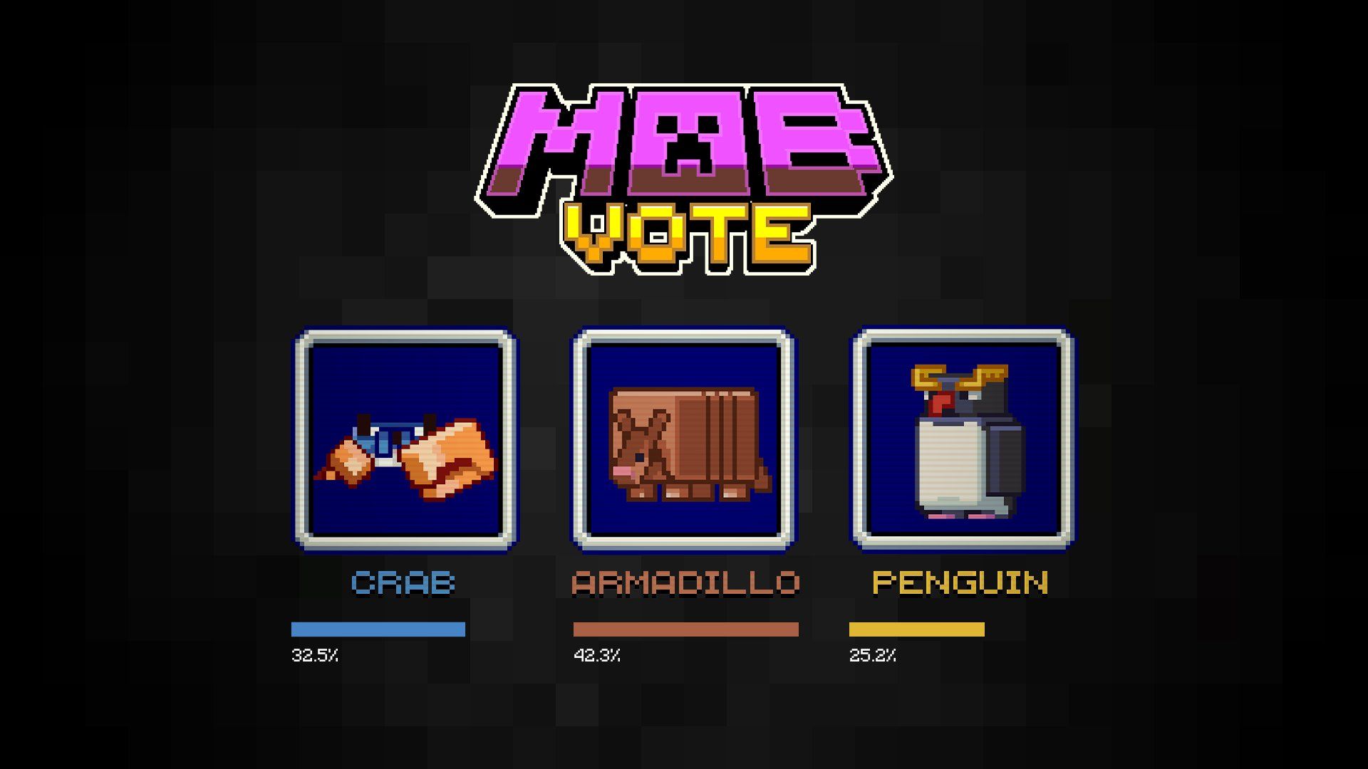 Minecraft Mob Vote 2023: Armadillo Menang!