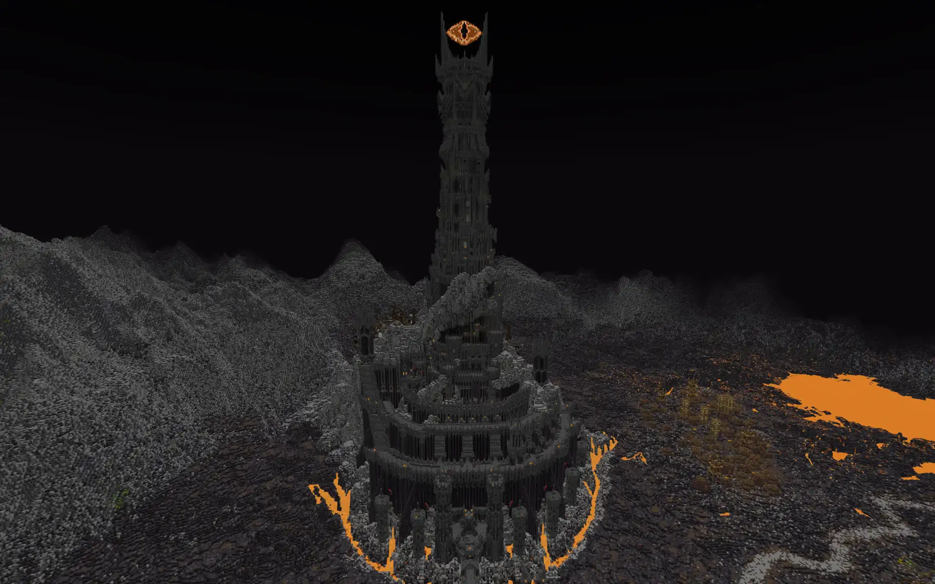 Pemain Minecraft Ini Berhasil Membuat Eye of Sauron Dalam Waktu 2 Bulan!