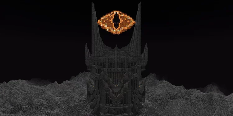Pemain Minecraft Ini Berhasil Membuat Eye of Sauron Dalam Waktu 2 Bulan!