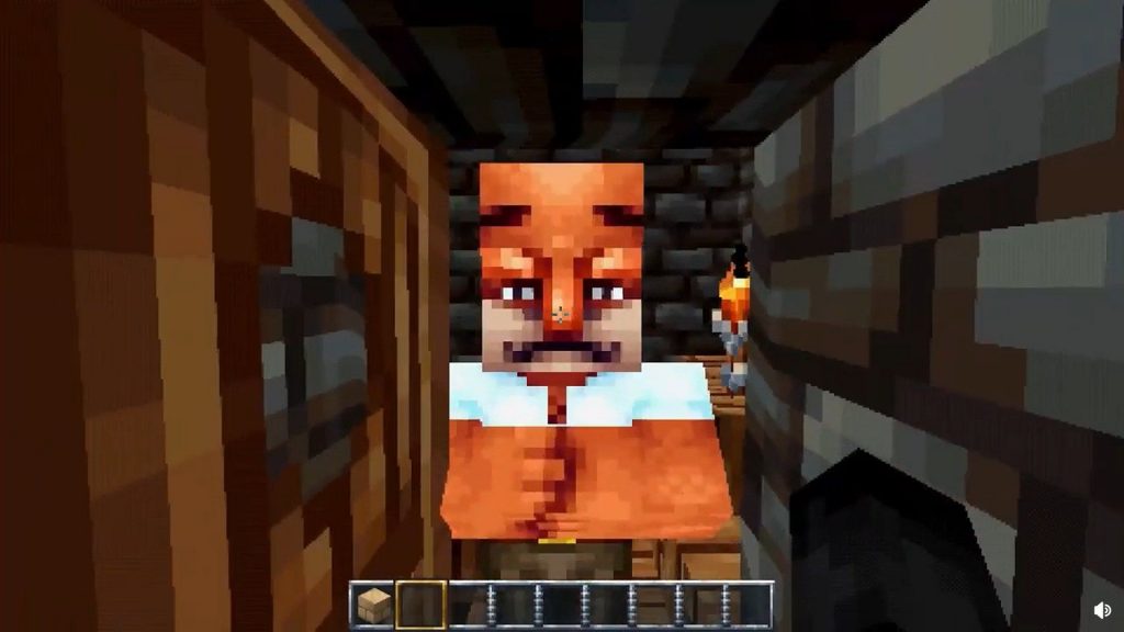 Begini Jadinya Jika Minecraft Berjalan di PS1!