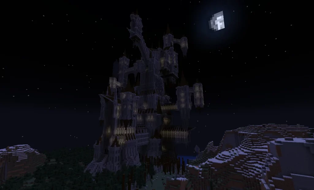 Pemain Minecraft Ini Bangun Istana Dracula dari Castlevania