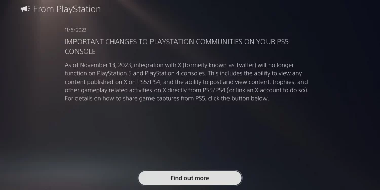 Sony Resmi akan Hapus Integrasi Twitter X Pada PS4 PS5 Bulan Ini 1