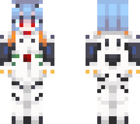 Rei ayanami Skin Minecraft Anime - Gamenosida.com