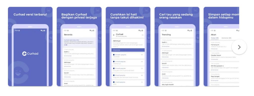 5 Rekomendasi Aplikasi Curhat Online Untuk Kesehatan Mental