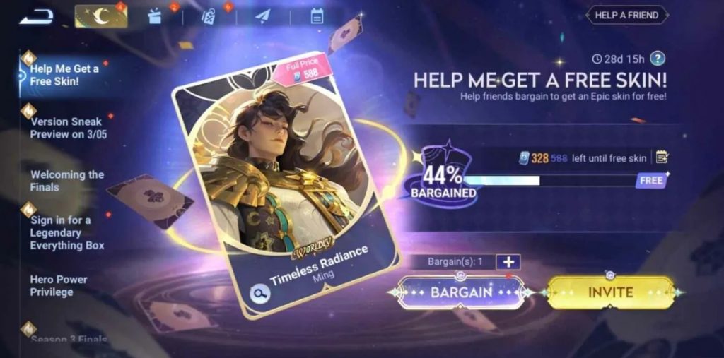 Daftar Semua Event Honor of Kings Bulan Maret 2025 Terbaru - Skin Gratis!