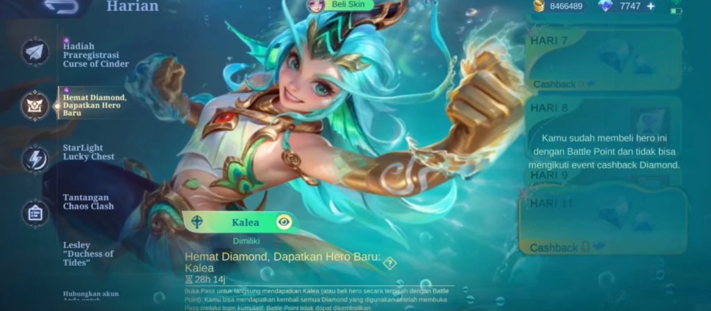 Update Kalea Mobile Legends Terbaru, Buff & Nerf Hero-Hero Moonton 19 Maret 2025!