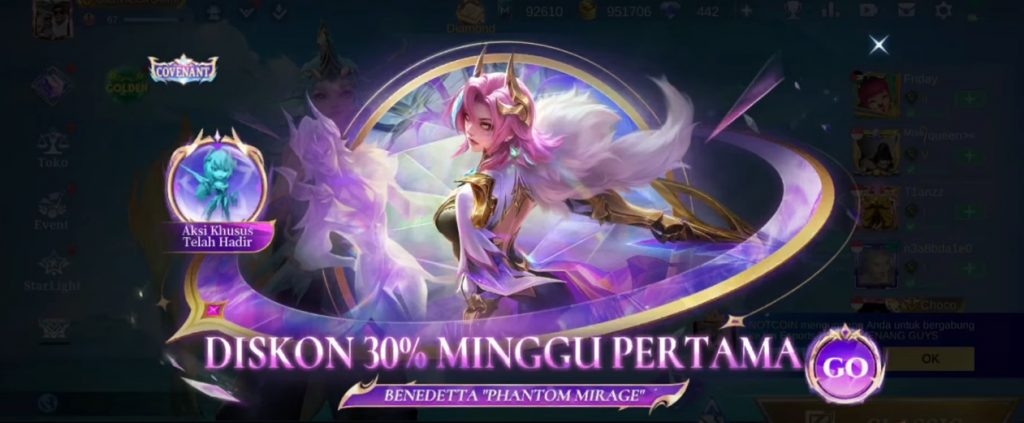 Daftar Semua Event Mobile Legends Update Kalea 19 Maret 2025