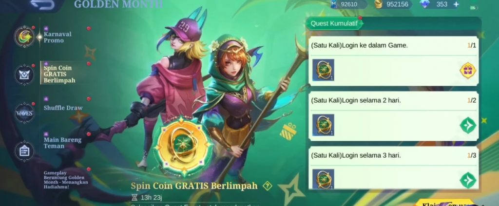 Daftar Semua Event Mobile Legends Update Kalea 19 Maret 2025