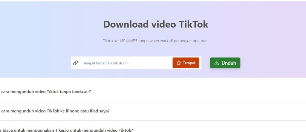 Cara Download Video TikTok Tanpa Watermark HD Terbaru 2025