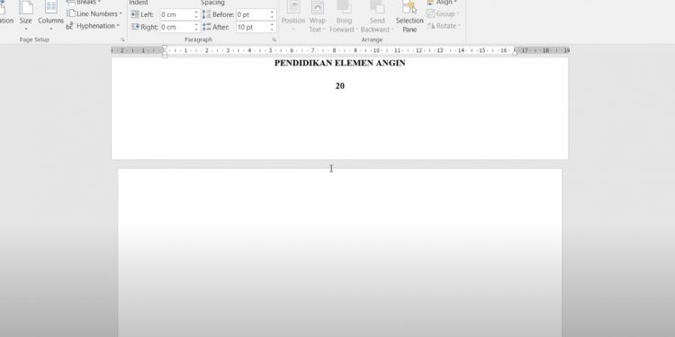 2 Cara Menghapus Halaman Kosong yang Tidak Bisa Dihapus Microsoft Word