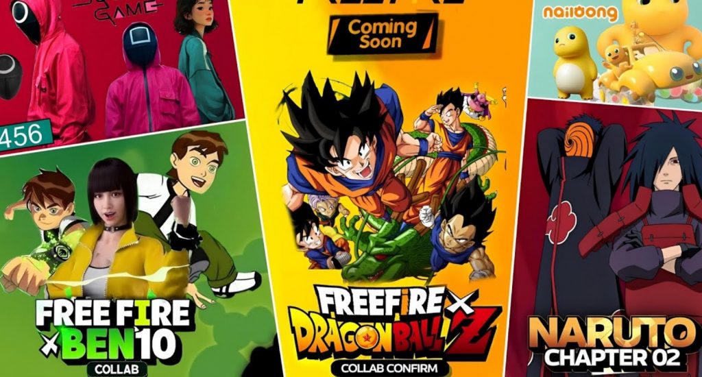Daftar Semua Event Kolaborasi Free Fire Mendatang, Naruto, Ben 10 & Masih Banyak Lagi!