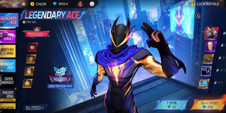 Penjelasan Event Baru Legendary Ace Token Tower Free Fire
