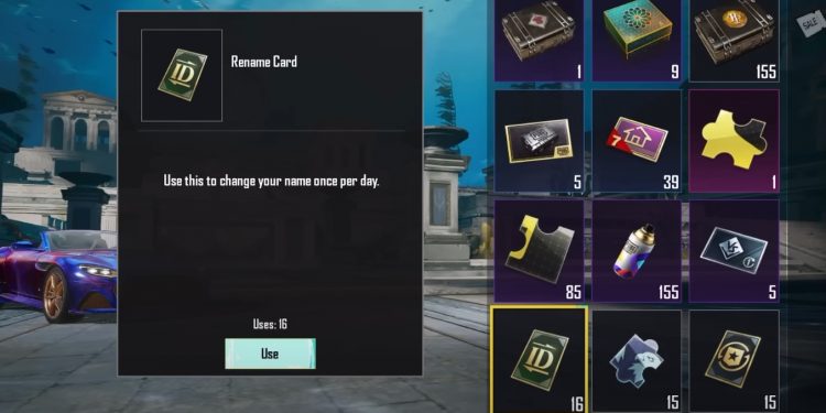 Cara Dapatkan Rename Card Gratis PUBG Mobile 3.8