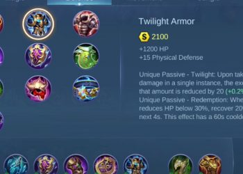 Twilight Armor Mobile Legends Dapatkan Buff, Jadi Makin OP!