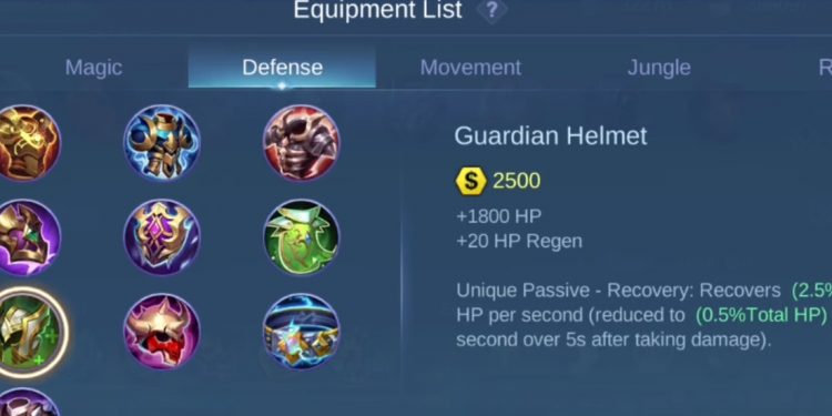 Guardian Helmet Dapat Buff Besar di Mobile Legends, Jadi Pilihan Wajib Tank di Late Game
