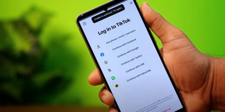 Cara Mengatasi Error “Unable To Authorize, Please Try Again” di TikTok Android
