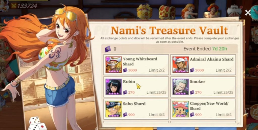 Panduan Event Nami Treasure Vault Baru Pirate Crew Next Chapter!